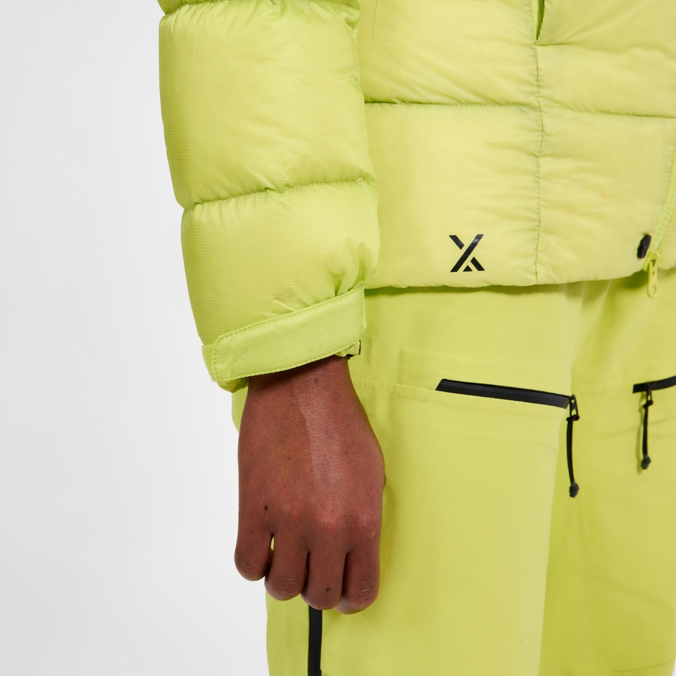 MTN Arete Ultra Daunen-Hoody für Damen - Gelb/Lila
