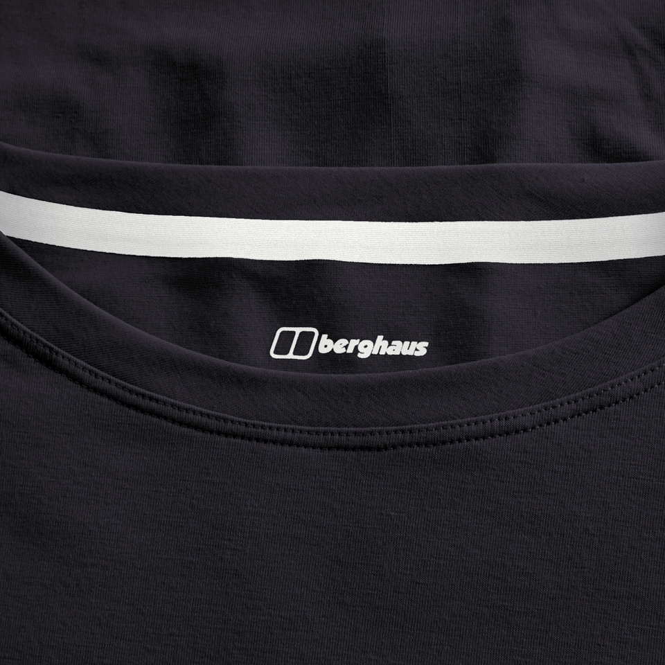 Berghaus Delta Langarm-Shirt für Herren - Schwarz