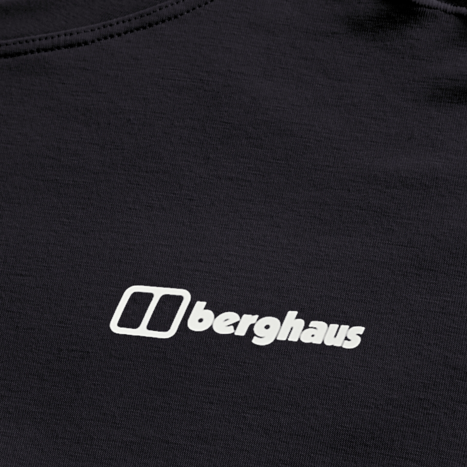 Berghaus Delta Langarm-Shirt für Herren - Schwarz
