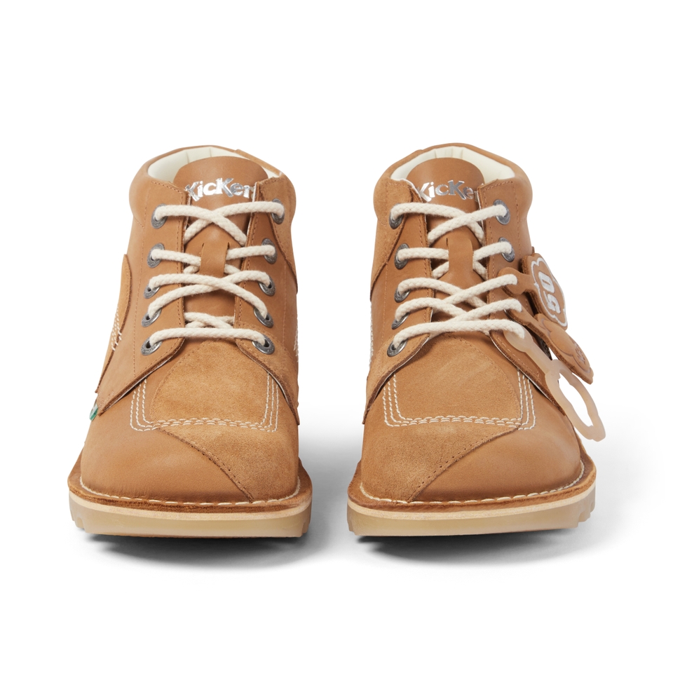 Adult Unisex Kick Hi Stitch Boots Tan