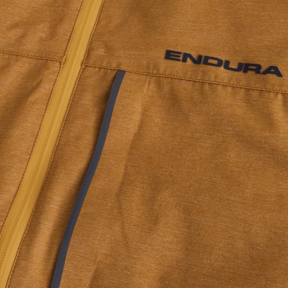 ENDURA Hummvee Waterproof Short - Pantaloncini Impermeabili Uomo In Poliestere, Taglia L, Nero, Stile Cargo