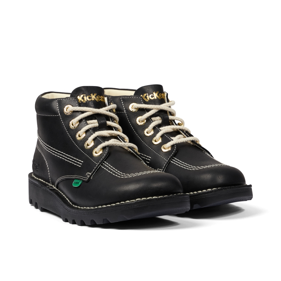 Adult Unisex Kick Hi Goldie Boots Black