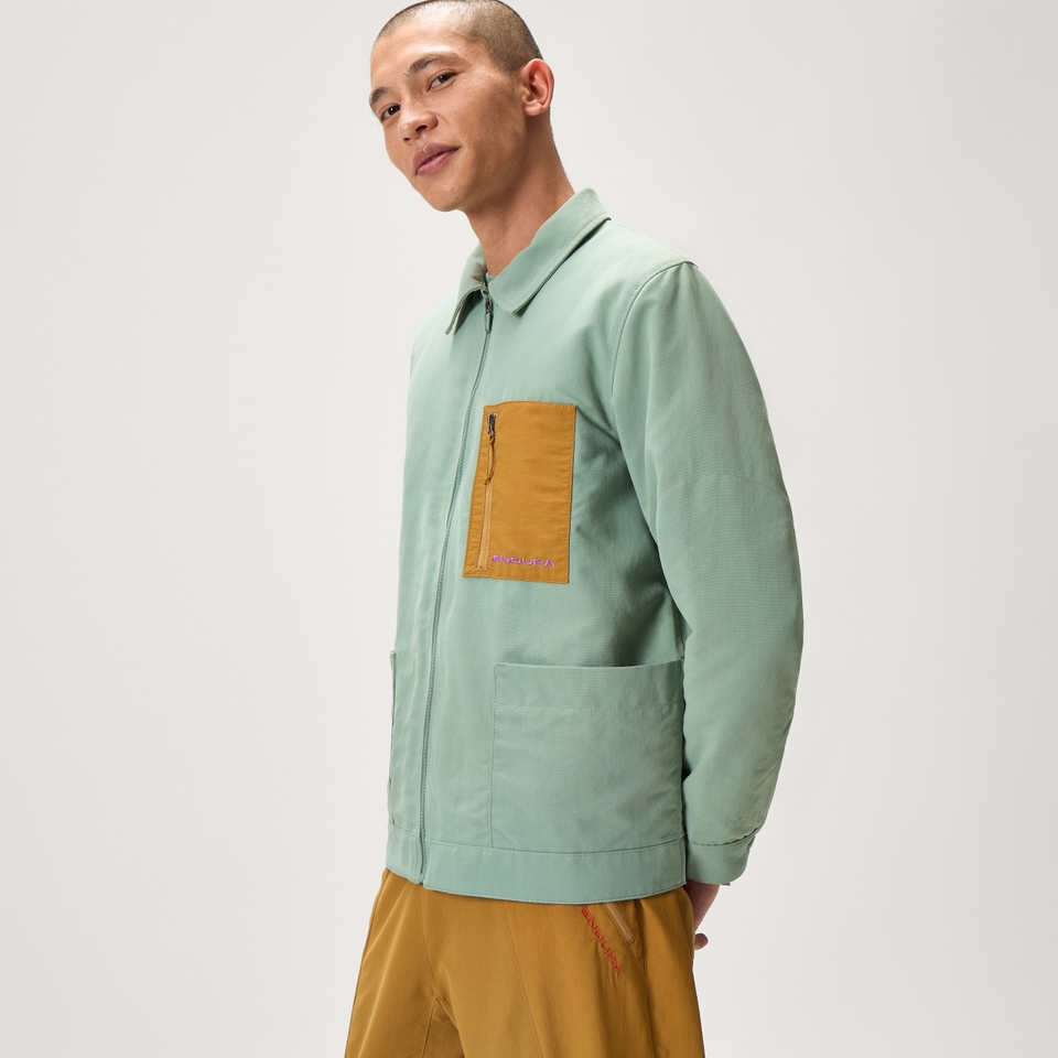Forty1Thirty Coach Jacket - Loch-Grün