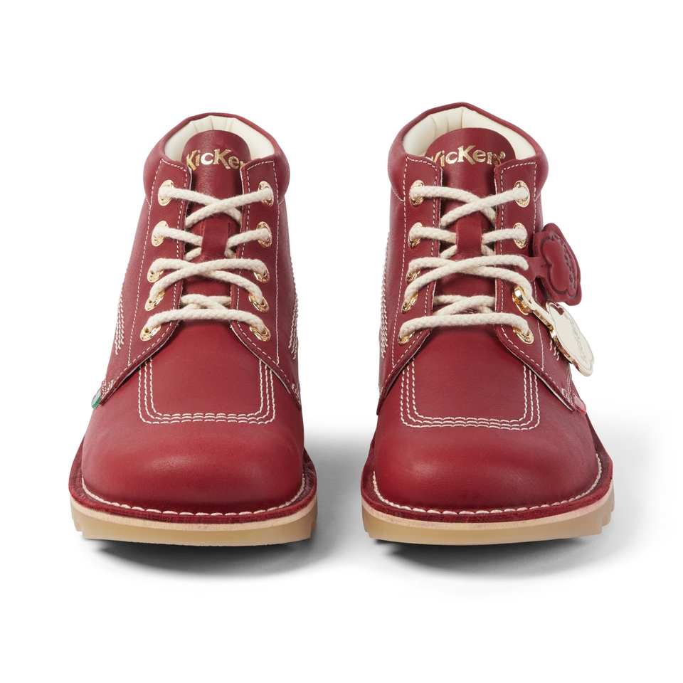 Adult Unisex Kick Hi Goldie Boots Red