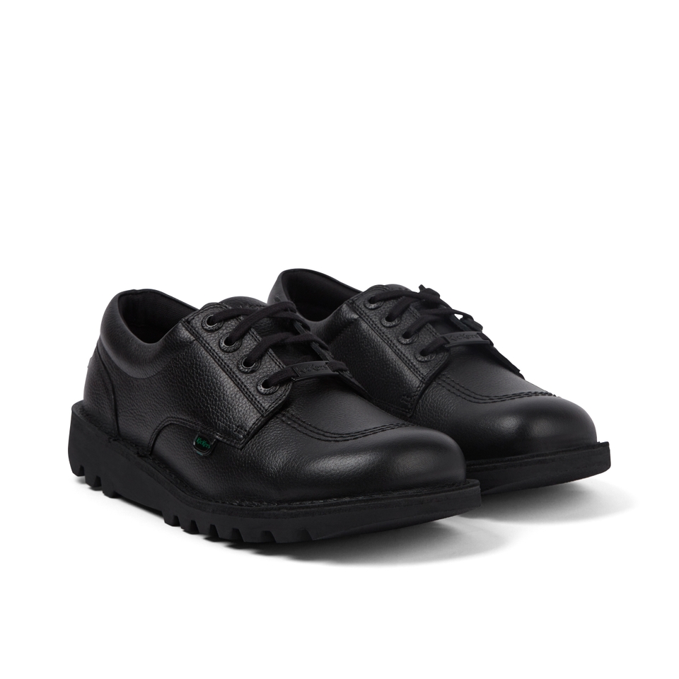 Adult Mens Kick Lo Tab Leather Shoes Black