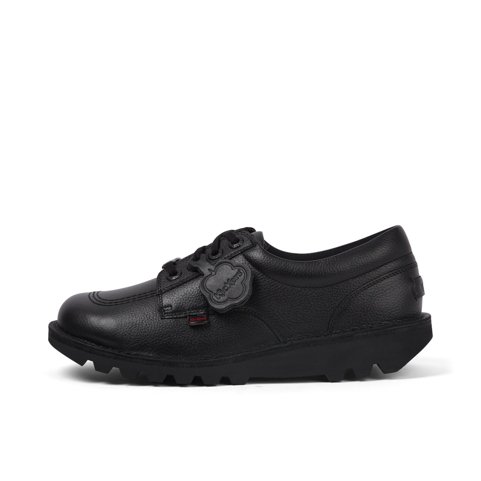 Adult Mens Kick Lo Tab Leather Shoes Black