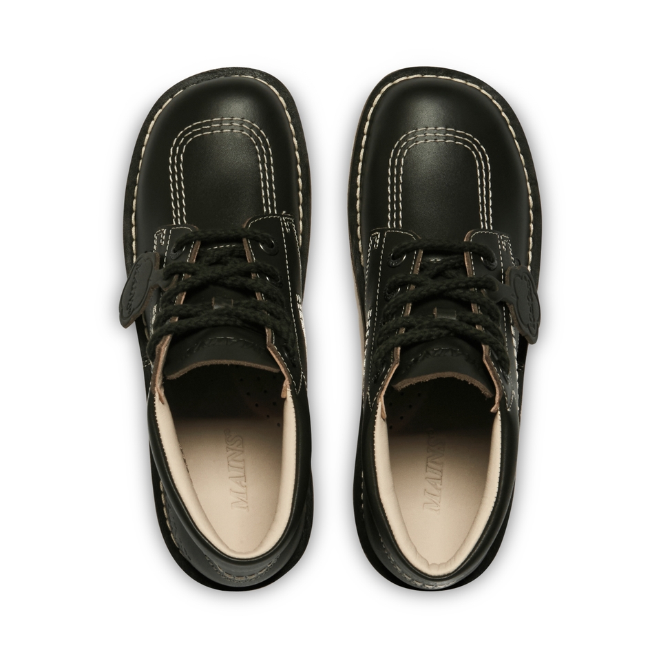 Adult Unisex Kick Hi Grain Leather Mains Dark Green