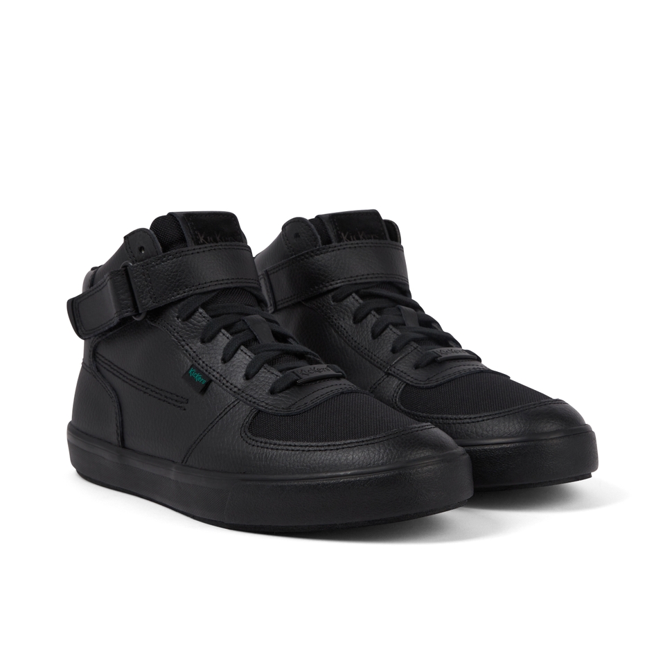 Adult Mens Tovni Hi Mix Mesh Text Boots Black