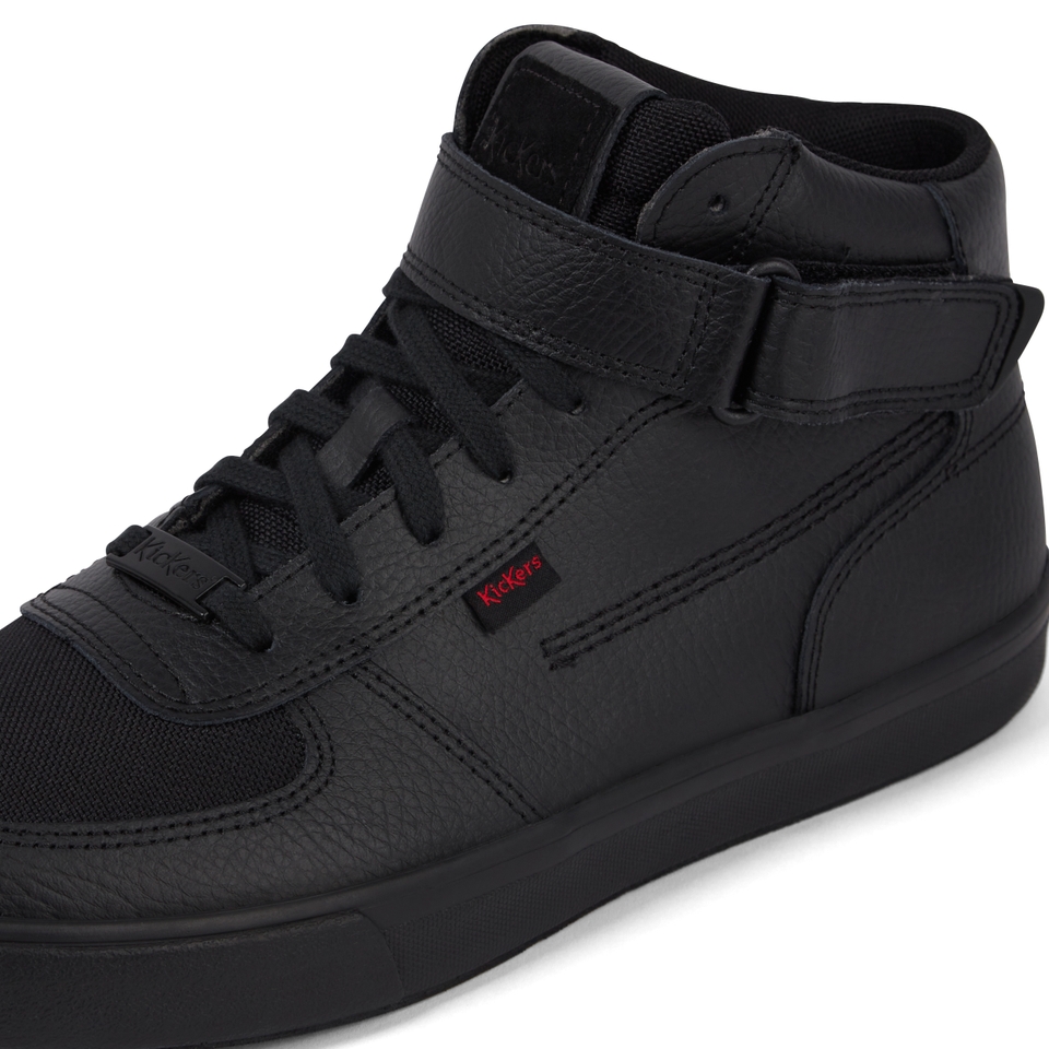 Adult Mens Tovni Hi Mix Mesh Text Boots Black