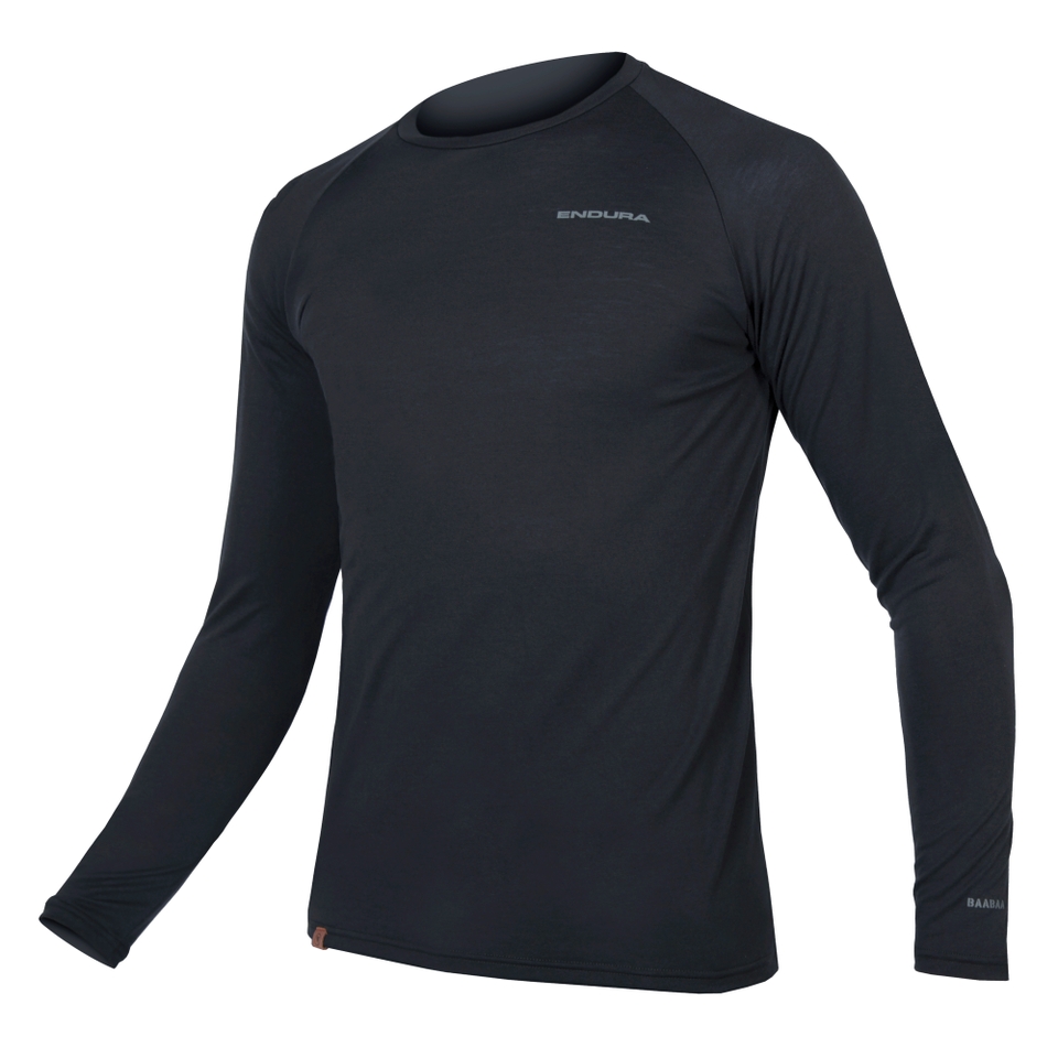 Men's Baabaa Blend L/S Base Layer - Grey