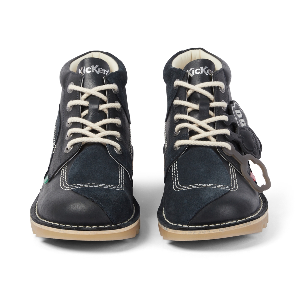 Adult Unisex Kick Hi Stitch Boots Navy