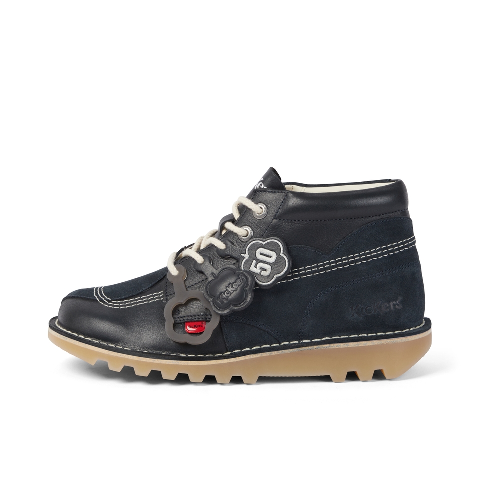 Adult Unisex Kick Hi Stitch Boots Navy