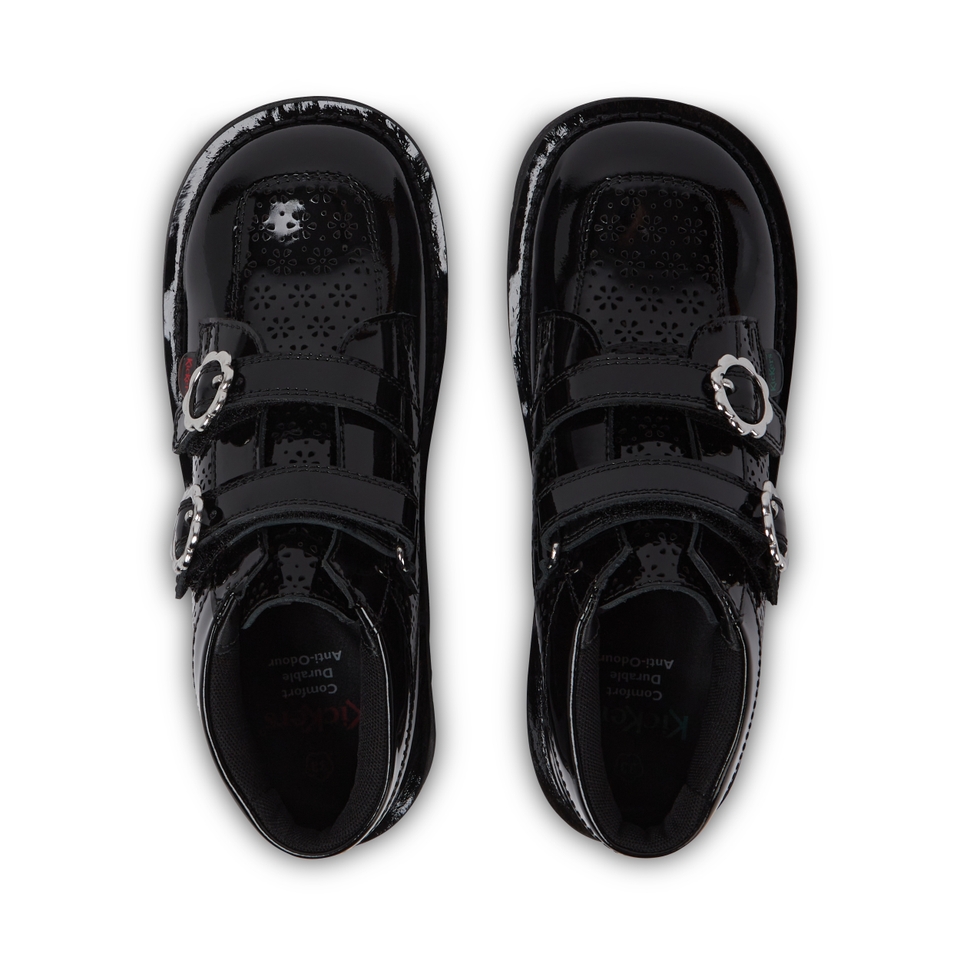 KICKERS KICK HI MEADOW PATL JF BLK