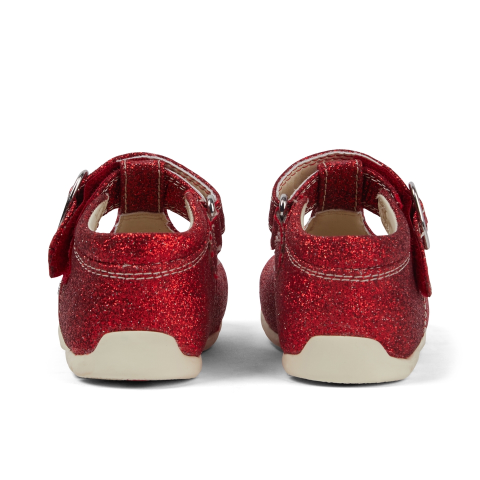 Infant Unisex Kick T Glitter Shoes Red