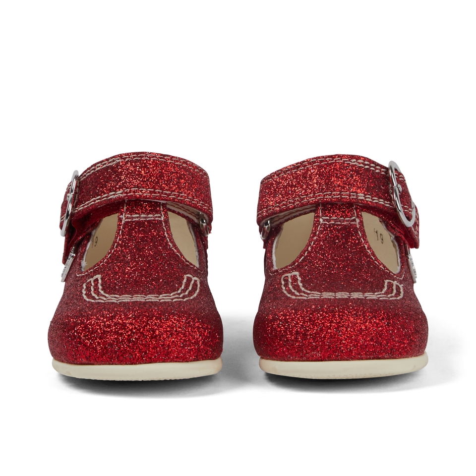 Infant Unisex Kick T Glitter Shoes Red