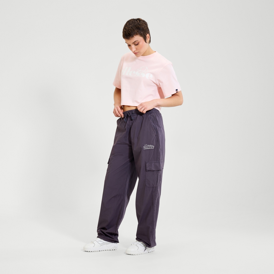 Crop-T-Shirt Silo für Damen Hellrosa