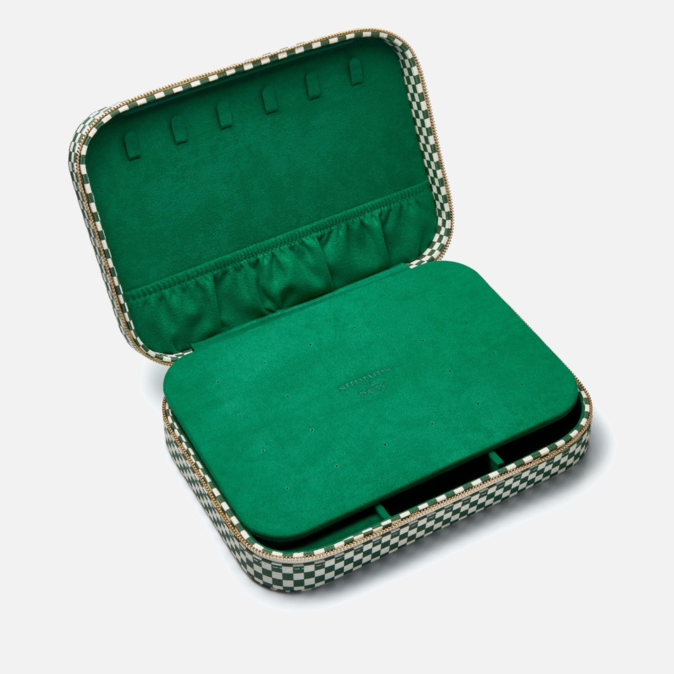 Daisy London x Shrimps Cotton-Canvas Jewellery Case