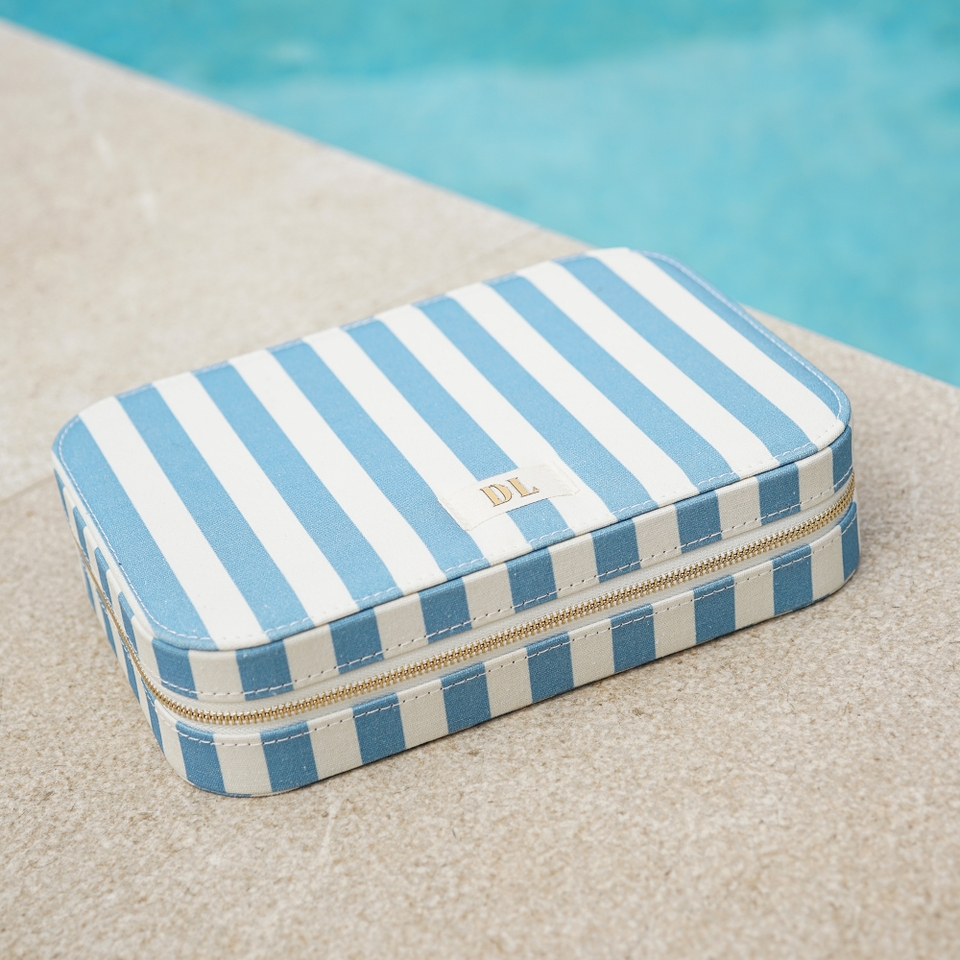 Daisy London Cotton-Canvas Jewellery Case