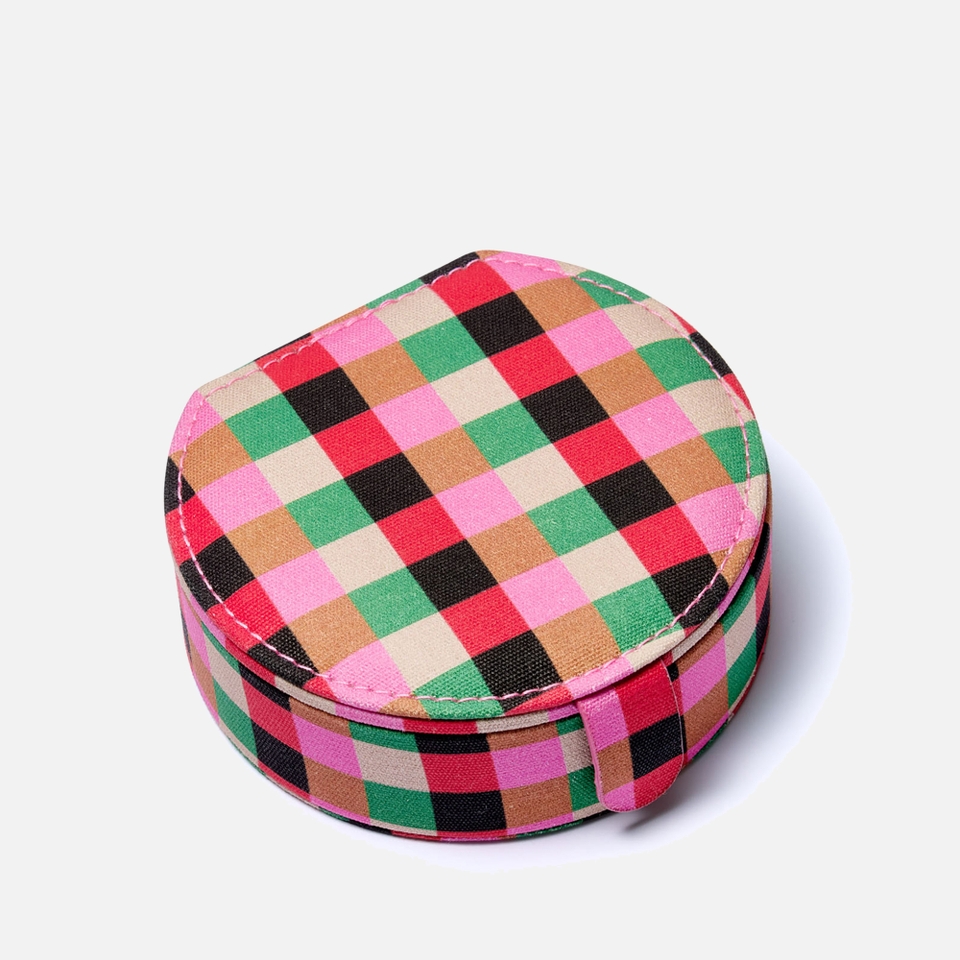 Daisy London x Shrimps Compact Cotton-Canvas Jewellery Case