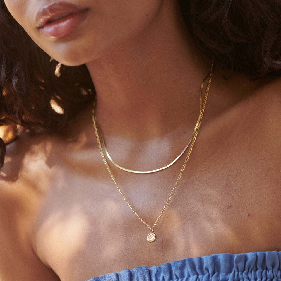 Daisy London Fine Snake 18k Gold-Plated Necklace
