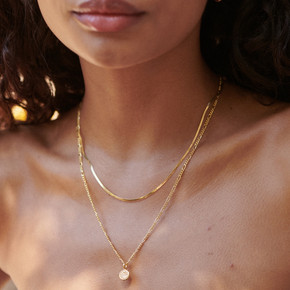 Daisy London Fine Snake 18k Gold-Plated Necklace