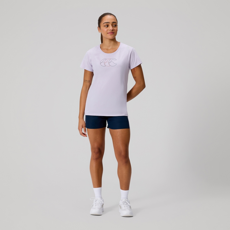 WOMENS FUNDAMENTALS T-SHIRT THISTLE