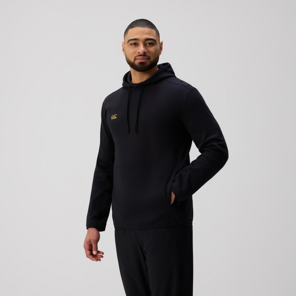 MENS TEMPO+ HOODIE BLACK