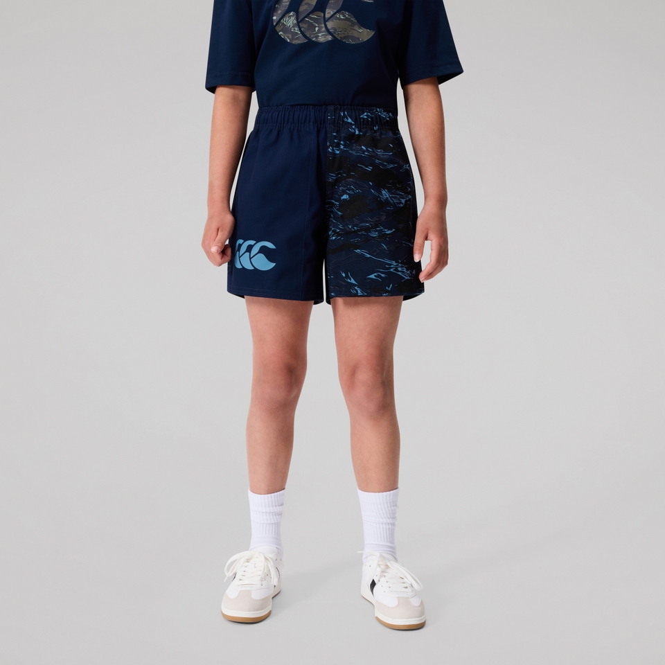 KIDS FORCE HARLEQUIN DRILL SHORT NAVY