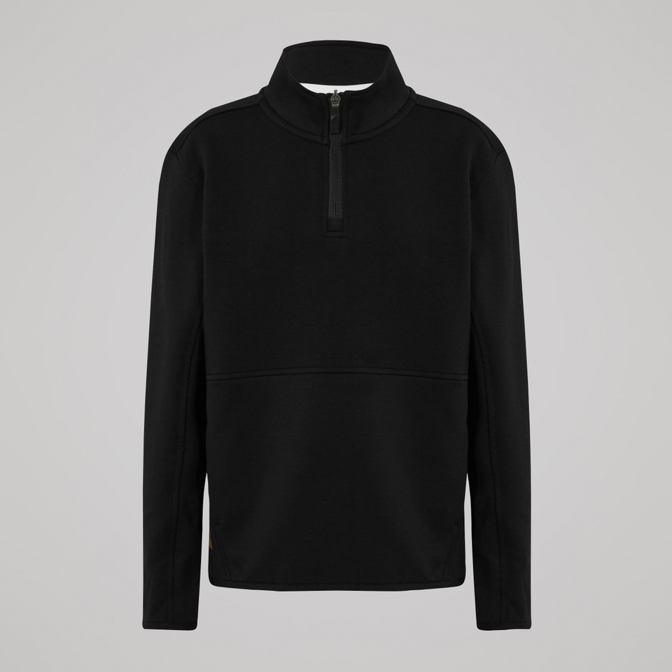 Kids Tempo+ Quarter-Zip Sweater Black