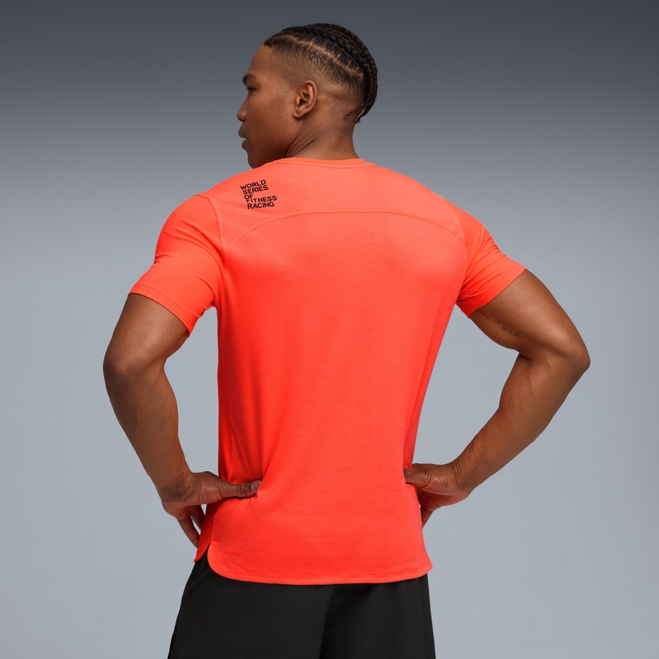 Hyrox M PUMA x HYROX CLOUDSPUN THERMOADAPT TEE - Red