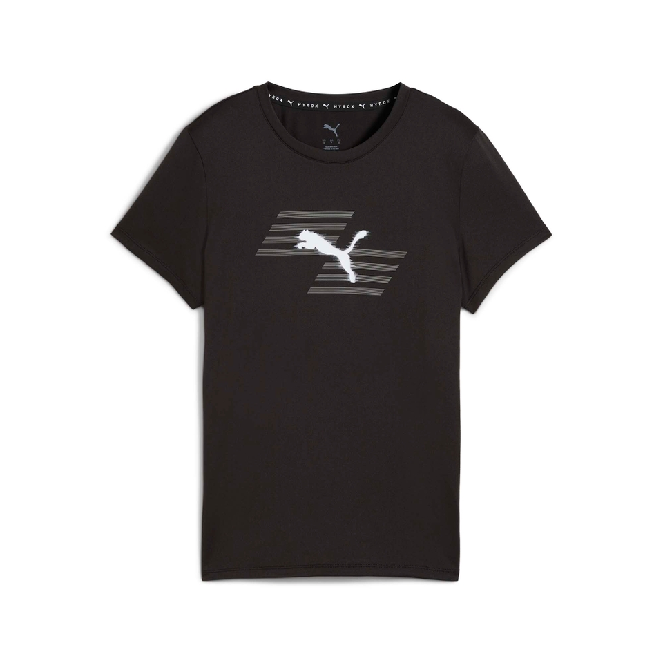 Hyrox W PUMA x HYROX POLY GRAPHIC TEE - Black