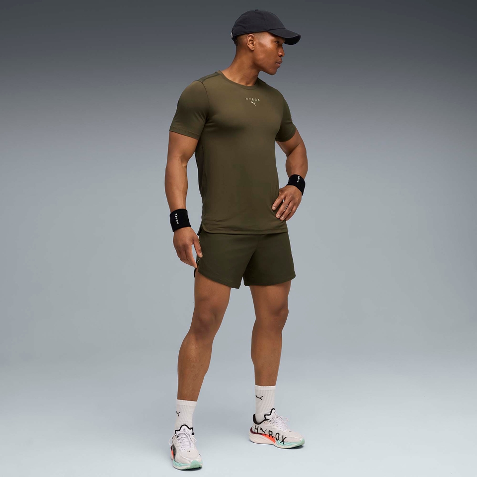 Hyrox M PUMA x HYROX CLOUDSPUN THERMOADAPT TEE - Green