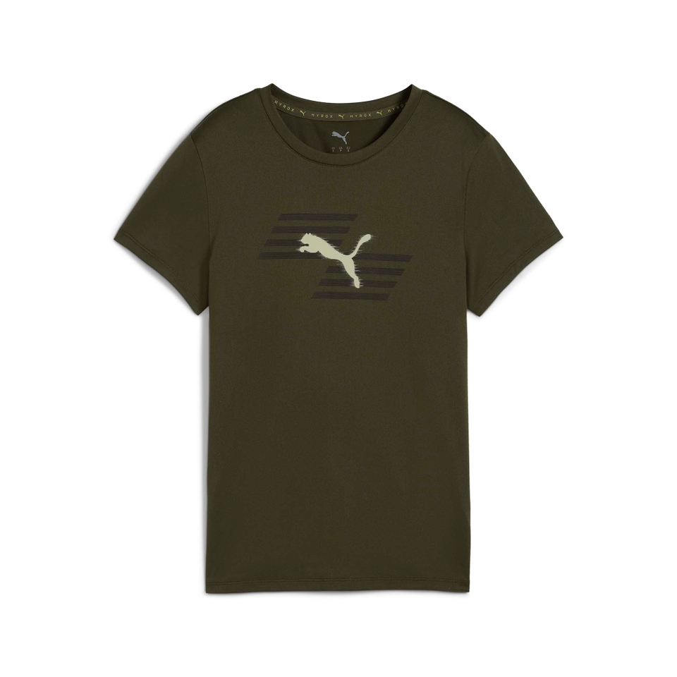 Hyrox W PUMA x HYROX POLY GRAPHIC TEE - Green