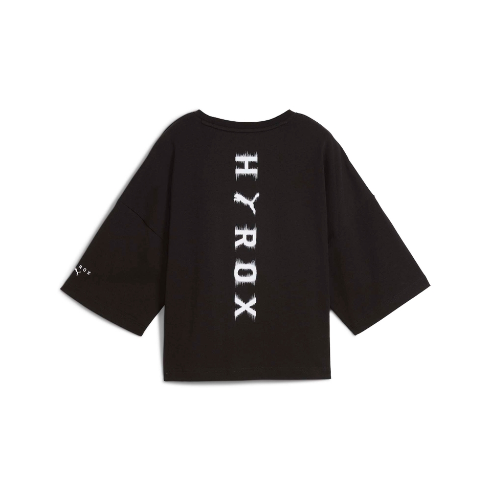 Hyrox W PUMA x HYROX CROPPED LIFESTYLE TEE - Black