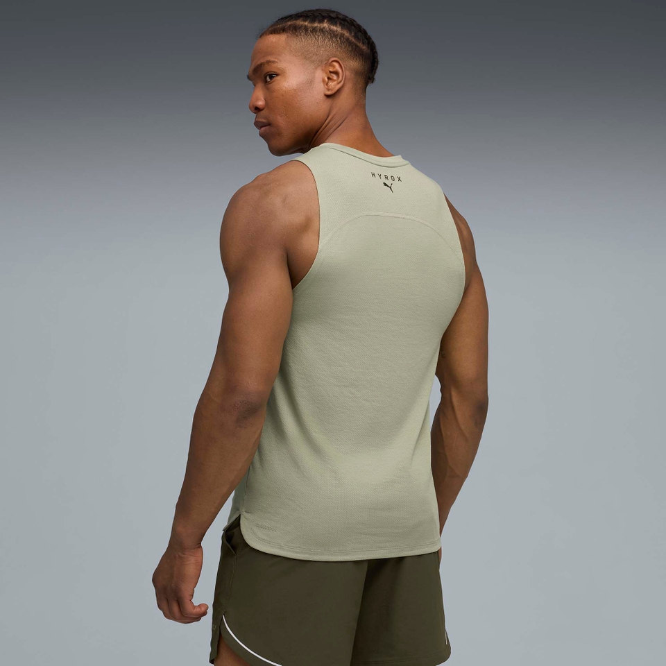 Hyrox M PUMA x HYROX CLOUDSPUN THERMOADAPT TANK - Green