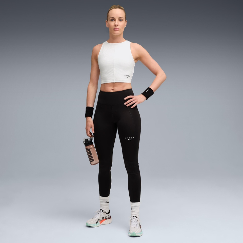 Hyrox W PUMA x HYROX RIB CROP TANK - White