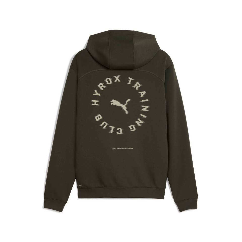 Hyrox M PUMA x HYROX CLOUDSPUN HOODIE - Green