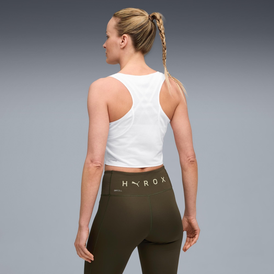 Hyrox W PUMA x HYROX ULTRASPUN CROP TANK - White