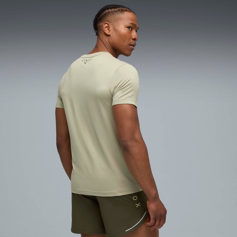 Hyrox M PUMA x HYROX POLY GRAPHIC TEE - Green