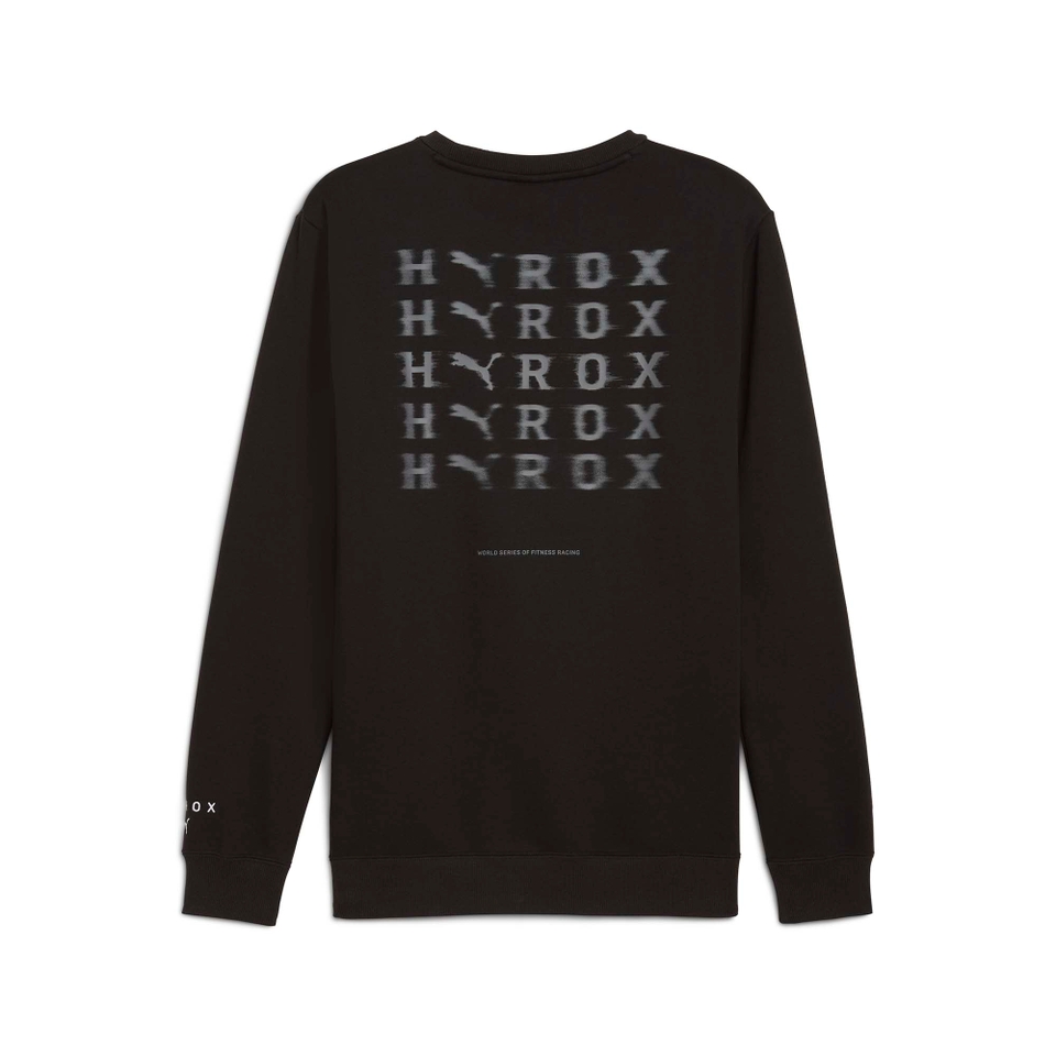 Hyrox M PUMA x HYROX HEAVYWEIGHT CREWNECK - Black