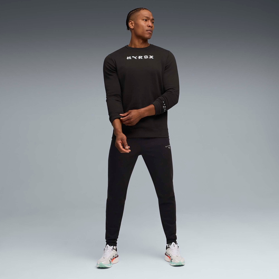 Hyrox M PUMA x HYROX HEAVYWEIGHT CREWNECK - Black