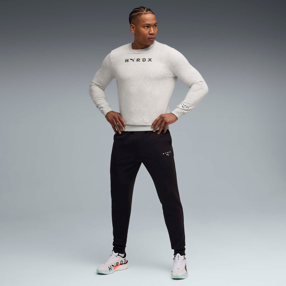 Hyrox M PUMA x HYROX HEAVYWEIGHT CREWNECK - Gray