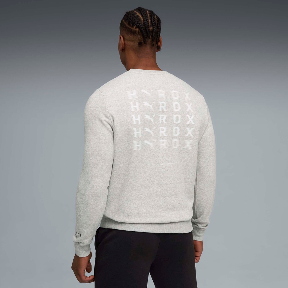 Hyrox M PUMA x HYROX HEAVYWEIGHT CREWNECK - Gray