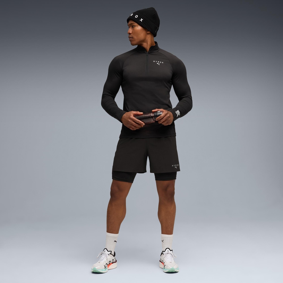 Hyrox M PUMA X HYROX 1/4 ZIP - Black