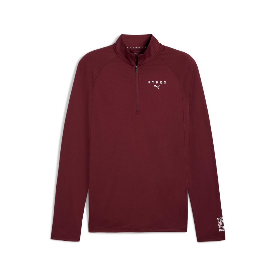 Hyrox M PUMA X HYROX 1/4 ZIP - Red