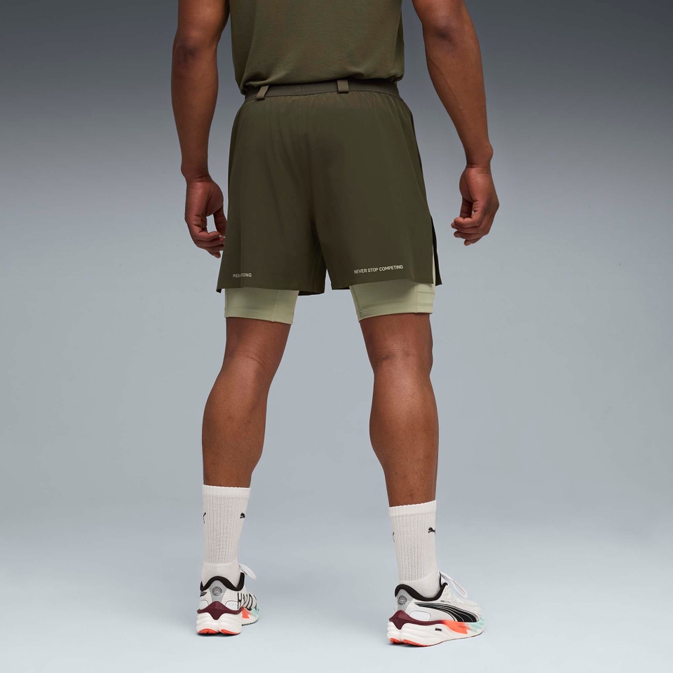 Hyrox M PUMA x HYROX 2in1 TRAIN SHORT - Green