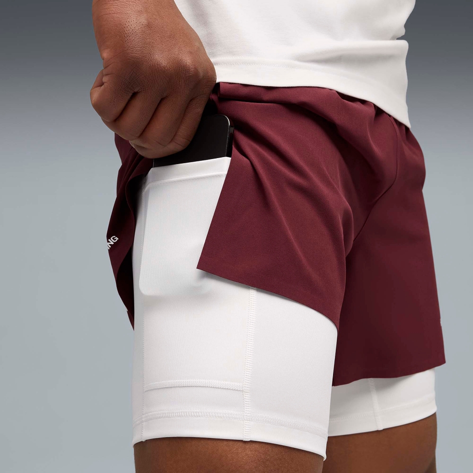 Hyrox M PUMA x HYROX 2in1 TRAIN SHORT - Red