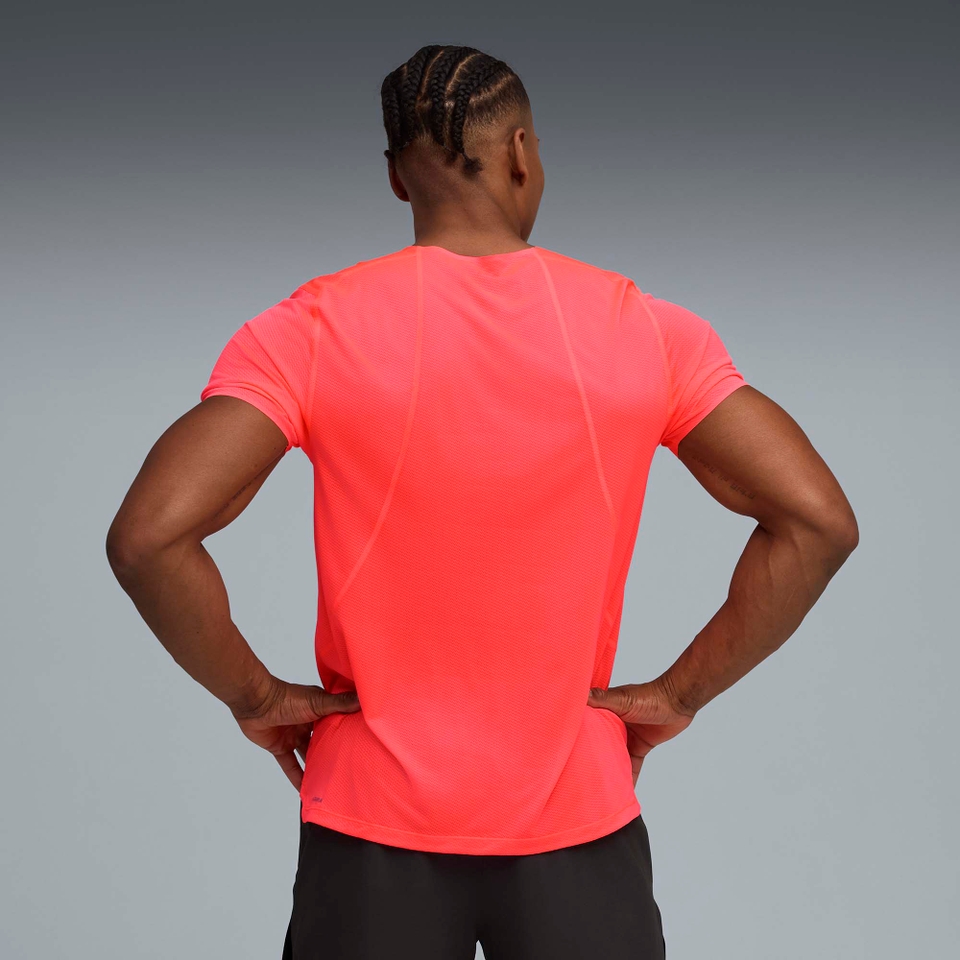 Hyrox M PUMA x HYROX ULTRASPUN TEE - Red