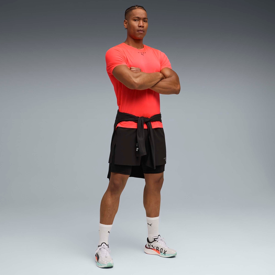Hyrox M PUMA x HYROX ULTRASPUN TEE - Red