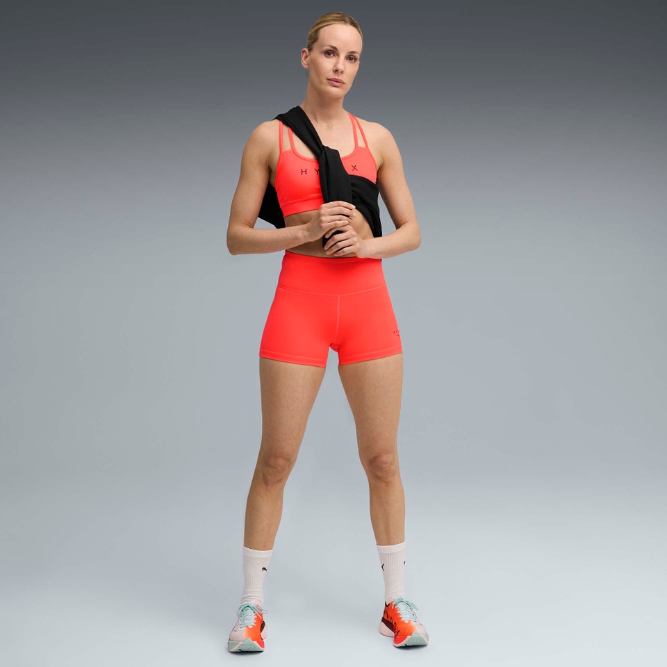 Hyrox W PUMA x HYROX TAD ESS SHORT TIGHT - Red